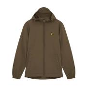 Lyle & Scott Huva Dragkedja Jacka Lätt Elastisk Green, Herr