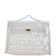 Hermès Vintage Pre-owned Tyg handvskor White, Dam