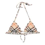 Burberry Brun Sea Bikini Bh med Check Cups Brown, Dam