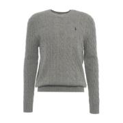 Polo Ralph Lauren Grå Stickat för Män Aw24 Gray, Herr