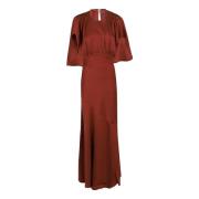 Zimmermann Brun Klänning Aw24 Elegant Stil Brown, Dam