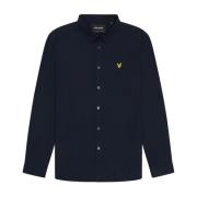 Lyle & Scott Poplin Långärmad Skjorta Blue, Herr