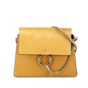 Chloé Pre-owned Pre-owned Laeder crossbodyvskor Yellow, Dam