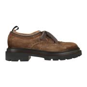 Santoni Bruna Stängda Skor Elegant Stil Brown, Herr