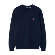 Polo Ralph Lauren Blå Broderad Logotröja Blue, Herr