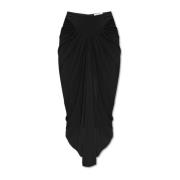 Alaïa Kjol med drapering Black, Dam