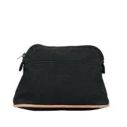 Hermès Vintage Pre-owned Canvas handvskor Black, Dam