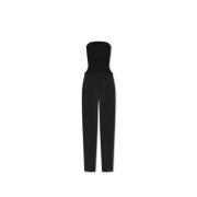 Alaïa Jumpsuit med bar axlar Black, Dam