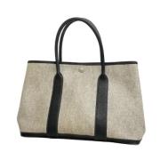 Hermès Vintage Pre-owned Canvas handvskor Gray, Dam