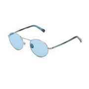 Moscot Kanaka SUN Silver INK Sunglasses Gray, Unisex