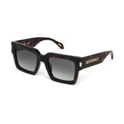 Just Cavalli Stiliga solglasögon gröna gradientlinser Brown, Unisex