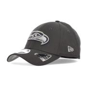 New Era Seattle Seahawks Curvy Visor Hat NFL Draft Gray, Herr