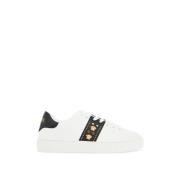 Versace Medusa Studded Eco-Leather Sneakers White, Dam