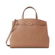 Mulberry Pimlico Tote, Sable High Gloss Leather Brown, Dam