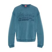 Diesel Stiliga Sweaters Kollektion Blue, Herr