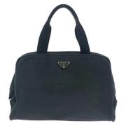 Prada Vintage Pre-owned Canvas prada-vskor Black, Dam