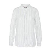 Barbour Vit Linneskjorta Damkläder White, Dam