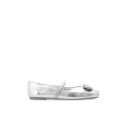 Salvatore Ferragamo ‘Zina’ ballerinaskor Gray, Dam