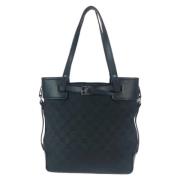 Gucci Vintage Pre-owned Canvas gucci-vskor Black, Dam