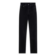 Saint Laurent Jeans med regular fit Black, Dam