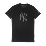 New Era MLB Reflekterande Print Tee Svart Black, Herr