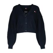 Tommy Jeans Stiligt Sweatshirt för en Trendy Look Blue, Dam