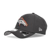 New Era Kurvig Visor Hat NFL Draft Denver Broncos Gray, Herr