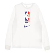 Nike NBA Lag Långärmad Tee Vit White, Herr