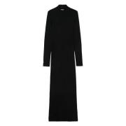 Cotton Citizen Svart Turtleneck Maxi Klänning Black, Dam