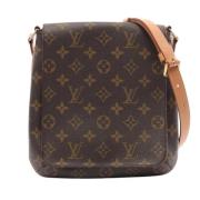 Louis Vuitton Vintage Pre-owned Canvas louis-vuitton-vskor Brown, Dam