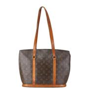 Louis Vuitton Vintage Pre-owned Tyg louis-vuitton-vskor Brown, Dam