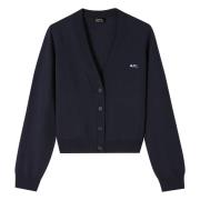 A.p.c. Elegant Josephine Cardigan Blue, Dam