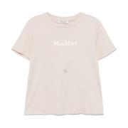 Max Mara Beige Crew Neck T-shirts och Polos Beige, Dam