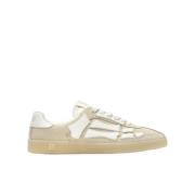 Amiri Kräm Ben Sneakers med Snörning Beige, Herr