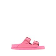 Birkenstock Rosa Läder Avantgarde Tofflor Pink, Herr