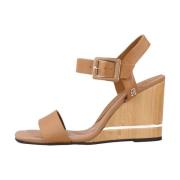 Tommy Hilfiger High Heel Sandals Brown, Dam