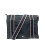 Hermès Vintage Pre-owned Canvas axelremsvskor Black, Dam