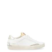 Crime London Vit Distressed Sneakers White, Dam