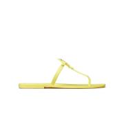 Tory Burch Stiliga Slides för Vardagskomfort Yellow, Dam