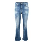 Cycle Denim Stretch Jeans Blue, Dam