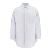 Maison Margiela Randig vadderad overshirt med klassisk design White, H...