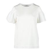 Ballantyne Bomull T-shirt White, Dam