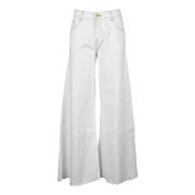 L'Autre Chose Bomulls Jeans White, Dam