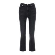 7 For All Mankind Stretch denim Space jeans i mörkblå Blue, Dam