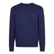 Polo Ralph Lauren Alpaca Crewneck Sweater Blue, Herr