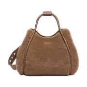 Max Mara Elegant Sidenskjorta Brown, Dam