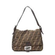 Fendi Vintage Pre-owned Canvas fendi-vskor Brown, Dam