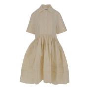 Jil Sander Elegant Mode Stil Samling Beige, Dam