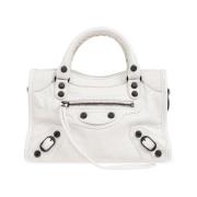 Balenciaga Le City Mini Handbag White, Dam