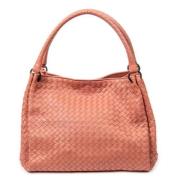 Bottega Veneta Vintage Pre-owned Laeder handvskor Pink, Dam